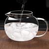 Круглый стеклянный чайник 650/1300 мл с заварочным устройством, цветочный чайник, термостойкий чайник, кофейный чайный сервиз «Кунг-фу», кухонные принадлежности