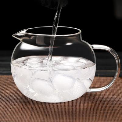 Круглый стеклянный чайник 650/1300 мл с заварочным устройством, цветочный чайник, термостойкий чайник, кофейный чайный сервиз «Кунг-фу», кухонные принадлежности