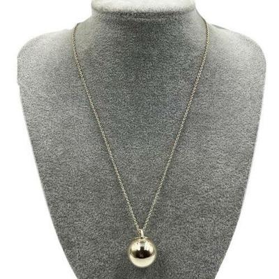 TIFFANY CO. Серебряное шариковое ожерелье 925 пробы