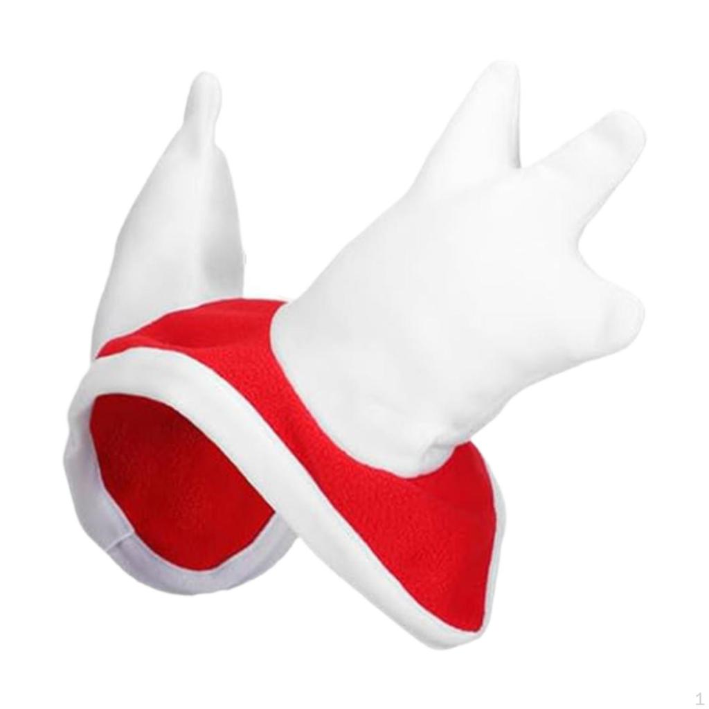 Horse Christmas Hat Party Headpiece Velvet Santa Xmas for Dress Up