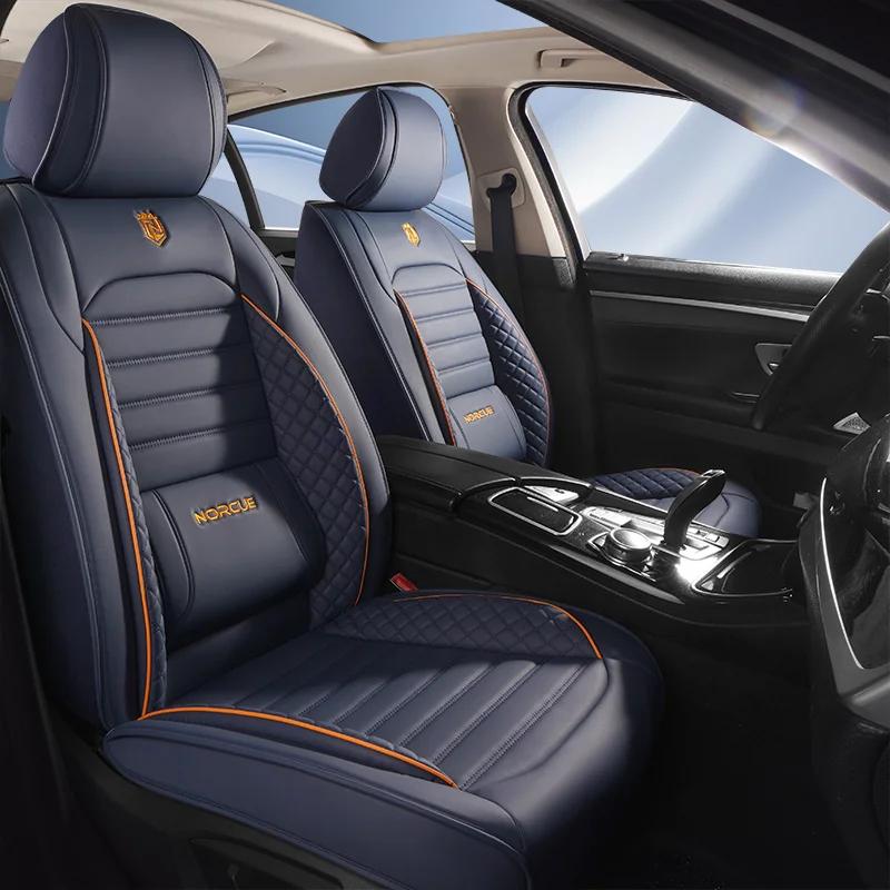 1 шт. Универсальный размер Чехол на сиденье автомобиля из ПУ кожи для Dacia Duster Renault Clio Fiat Panda Ypsilon Seat Arona Cors Автоаксессуары