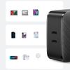 Ugreen Настенное зарядное устройство, 2 порта USB, тип C, 66 Вт, Power Delivery 3.0, быстрая зарядка 4.0+, черный (CD216)