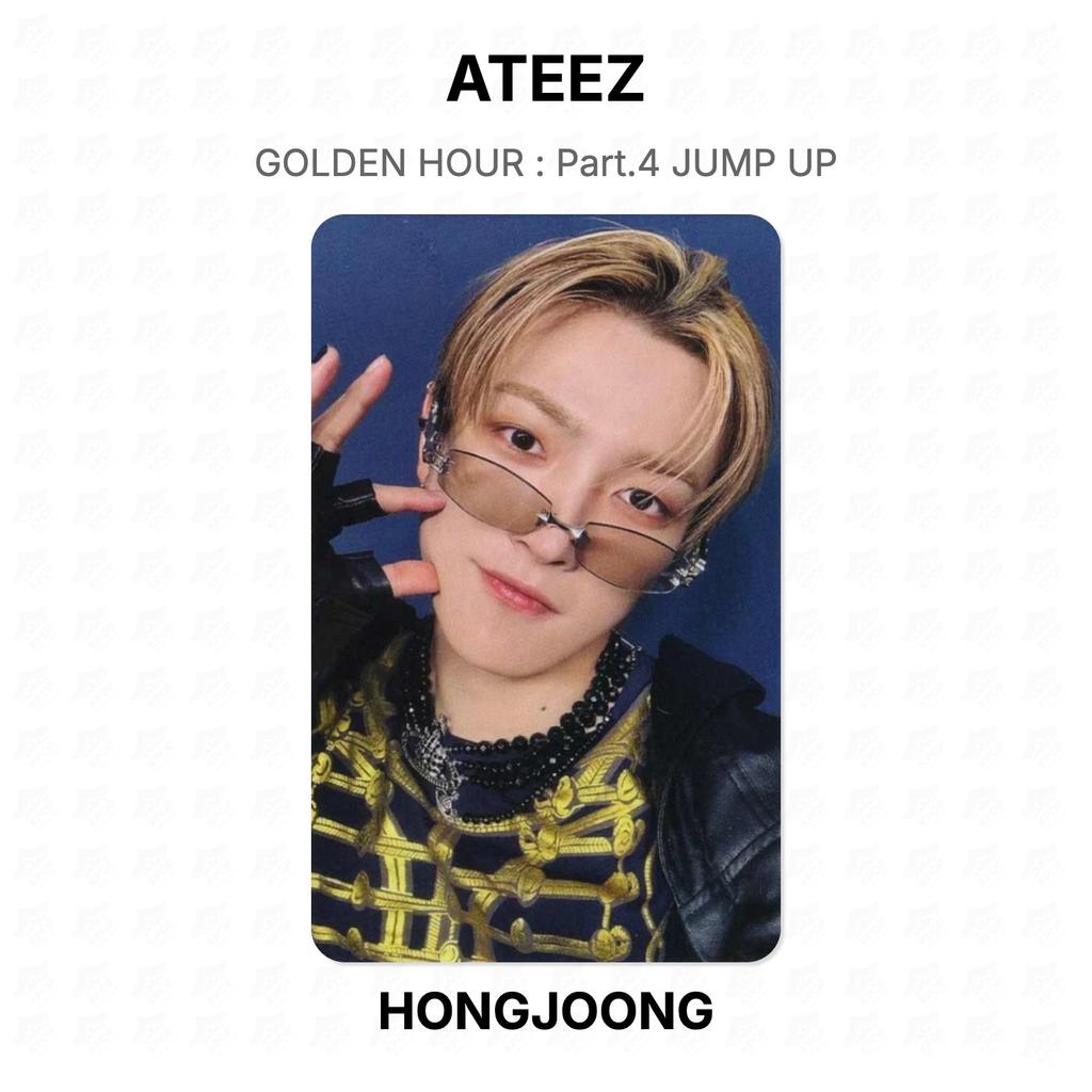ATEEZ ЗОЛОТОЙ ЧАС : Часть 4 JUMP UP Официальная фотокарточка