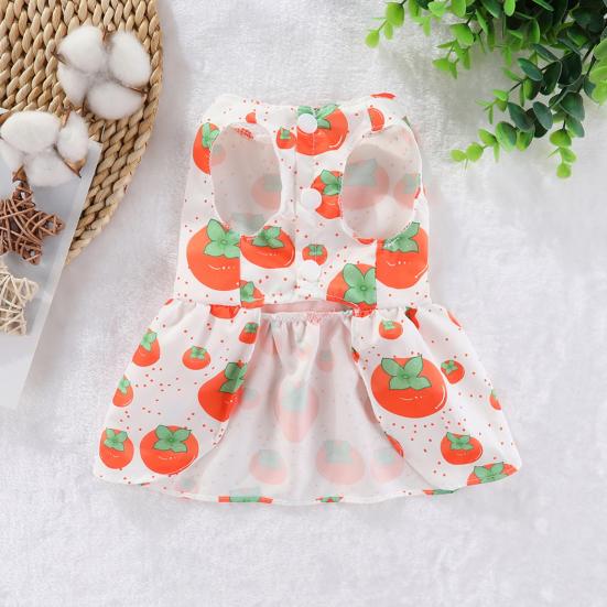 Princess Pet Dress with Bowknot Cute Puppy Cat Skirt Soft Comfortable Chihuahua Clothes for Wedding Party Daily Wear Holidays Special Occasions