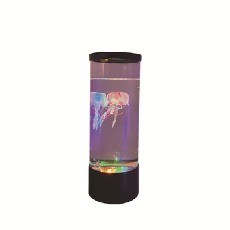 New Home Decoration Jellyfish Lamp Colorful Color Changing Remote Control Led Mood Atmosphere Simulation Jellyfish Lamp Table La