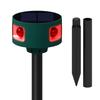 DGRTDZ Animal Pest Control Ultrasonic 3 Infrared Red LED IP55 129dB 4 1200mAh Solar USB and Dog Stilt Type Repellent, Device, High-Frequency
