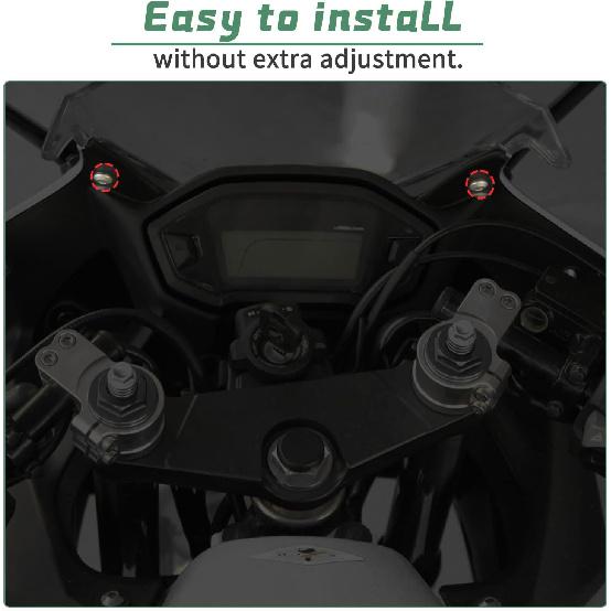 Sportbike CBR500R Windshield Windscreen Cover Airflow Wind Screen Deflector Visor Protector Front Fairing for H-onda CBR 500 R CBR 500R CBR-500-R