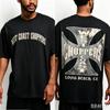 West Coast Choppers Белая Черная Футболка Мужская Женская Оверсайз Короткий Рукав Уличная Одежда Хип-Хоп Харадзюку Y2k Высокое Качество Женская Мужская Одежда