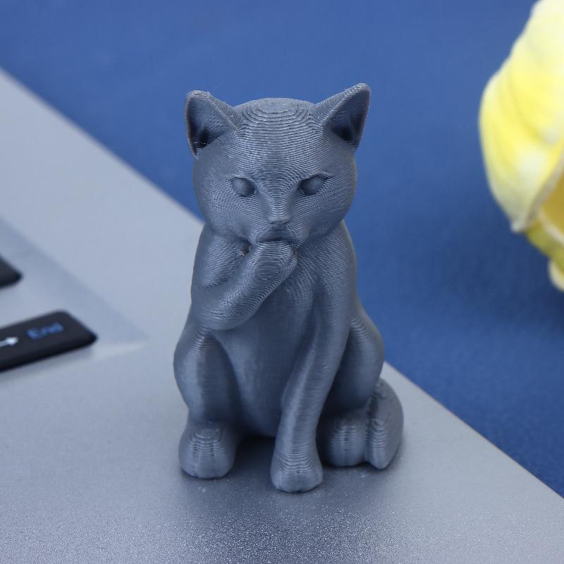 1/3 шт. Набор ornaments "Три мудрых кота" Минималистичная скульптура кота Закрытые уши, рот, глаза для любителей кошек Декор для дома, рабочего стола