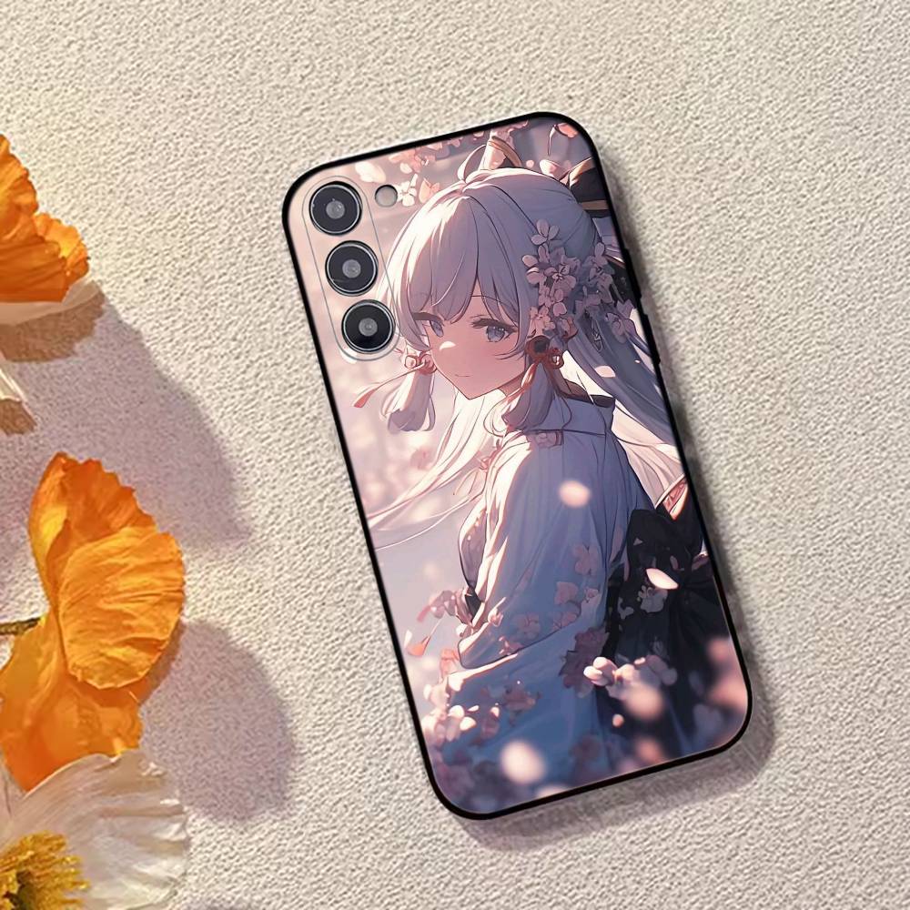 Чехол для телефона Genshin Impact K-Kamisato A-Ayaka Силиконовый Мягкий Для Samsung Galaxy A73,A72,A71,A70,A53,A52,A51
