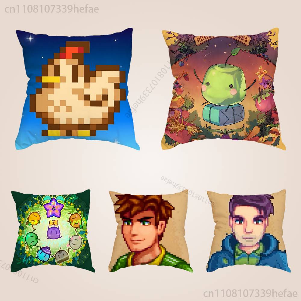 Чехол для декоративной подушки Stardew Valley Для 45x45см 55x55см 30x30см Для домашнего декора спальни и защиты