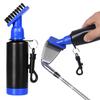 Щетка для чистки клюшек для гольфа Бутылка для воды Очиститель для клюшек для гольфа с зажимом