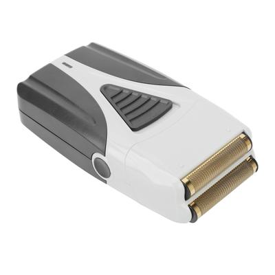 Электрическая машинка для стрижки волос Двойная сетка Идеальная посадка Режущая головка из алюминиевого сплава Триммер для ухода за волосами Черный Белый