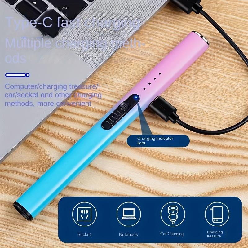 Electric Candle Lighter Kitchen Gas Stove Igniter Ignition Stick Lighters Windproof And Flameless Rechargeable Lighters For Candles Grill BBQ Camping