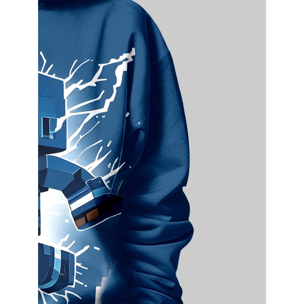 Новое аниме худи, 3D мультяшная детская одежда для мальчиков и девочек, осенняя одежда с длинным рукавом, подходит для детей в возрасте 5-14 лет