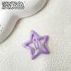 Solid star pair five-pointed star bb clip broken hair card energetic girl hair clip sweet girl bang clip side edge clip