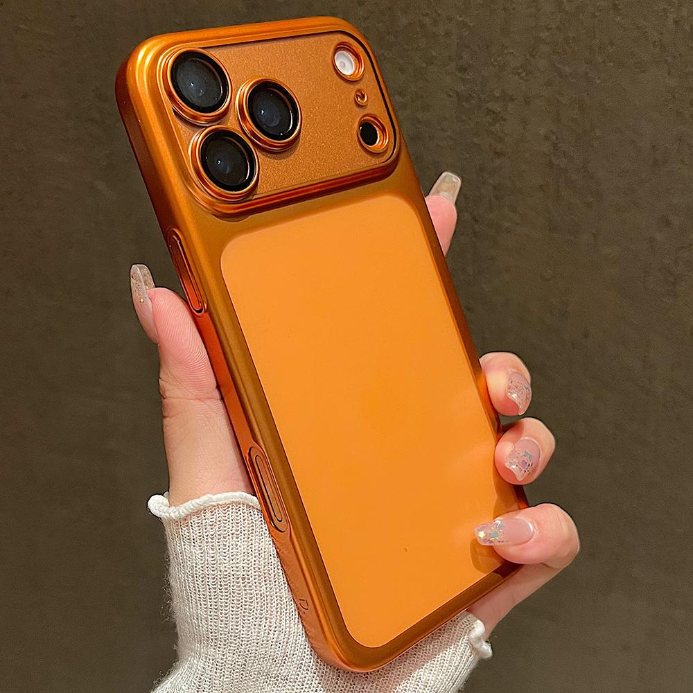 Электрооцинкованный прозрачный чехол для телефона для iPhone 17 16 15 14 13 Pro Max 17 Air Покрытие Рамка Защитная пленка для объектива Противоударный чехол