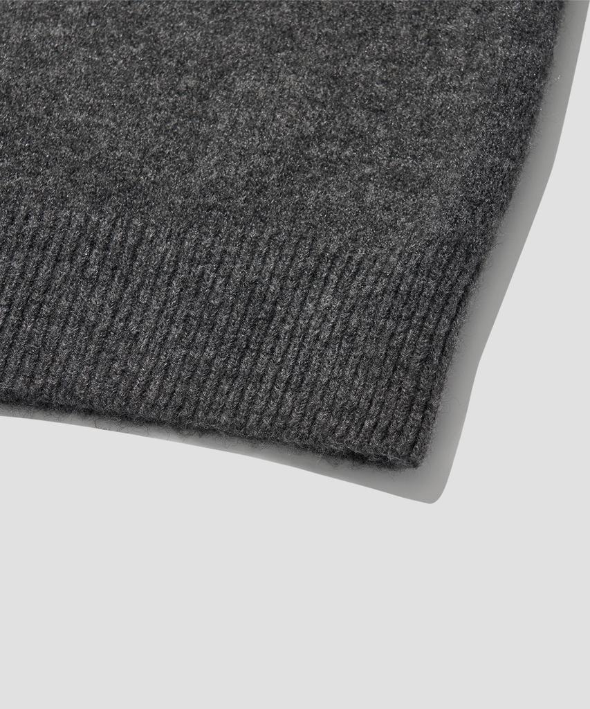 AGOD Signature Daily Crewneck Knit [Charcoal]