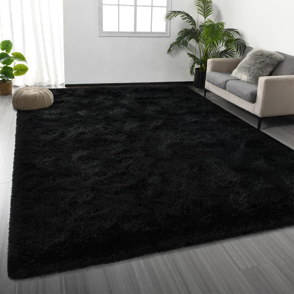 Minimalist Plush Living Room Carpet Fluffy Soft Sofa Tea Table Floor Mat Children Play Crawling Mat Home Decoration