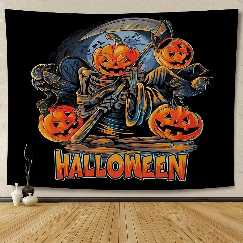 Halloween Decoration Background Cloth Hanging Cloth Wall Renovation Home Living Room Room Decoration Party Decoration