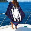Sam-pdoria Team Emblem Beach Towel - Soft, Absorbent Microfiber, Lightweight, Ideal for The Beach, Parties, Travel, Camping fan gifts