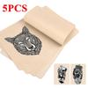 5pcs/lot Tattoo Blank Practice Skin Eyebrow Gragon Pattern Paint Mixer Makeup Double Sized Synthetic Skin Tattoo Accessories