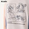 Летний комплект для мальчиков M.Latin, двухцветный, с рисунком на спине, двухкомпонентный
