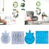 Wind Chime Mould DIY Molds Featehr Wind Chimes Casting Silicone Resin Mold Kit for Pendant Home Decor Wall