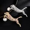 Senior Brooches Flower Leaf Brooch Pins for Women Suit Pendant  Fashion Brooches Jewelry