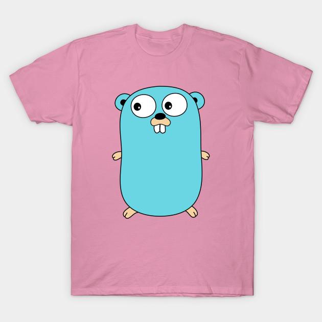 T Shirt Women Go Golang Gopher Programming Harajuku Print Kawaii Tshirt Summer Short Sleeve Female T-Shirt Top Tee