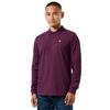 Weekend Offender Mens Dice Badge Long-Sleeved Polo Shirt