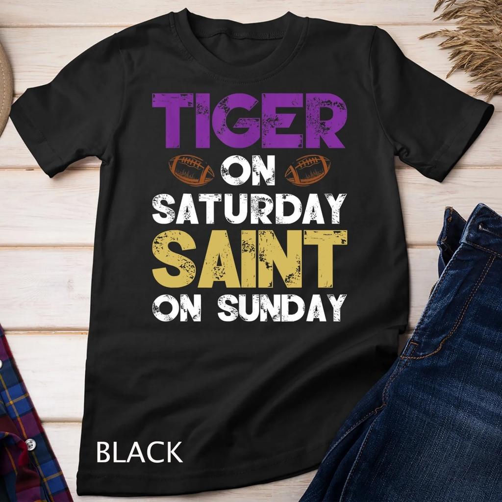 Tiger On Saturday Saint Sunday T shirt