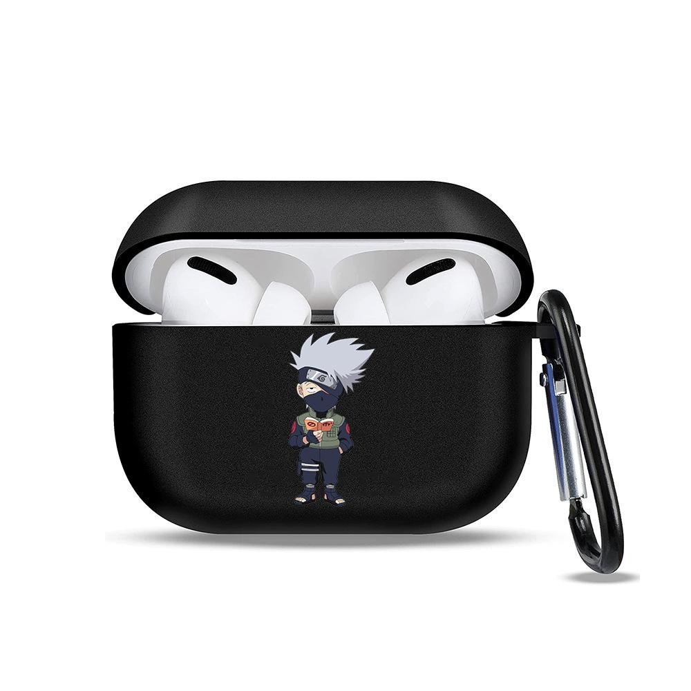 Чехол для наушников Naruto для Apple Airpods 1 2 3 Pro 2 Мягкий аниме-чехол для защиты Bluetooth-наушников Air Pods Pro