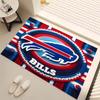 1pc Buffalo Bill LOGO Print Area Rug - Soft, Washable Non-Slip Indoor Mat, Living Room, Home Office Decorative Rug,Office Decorative