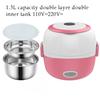 Mini Electric Rice Cooker Stainless Steel 2/3 Layers Steamer Portable Meal Thermal Heating Lunch Box Food Container Warmer