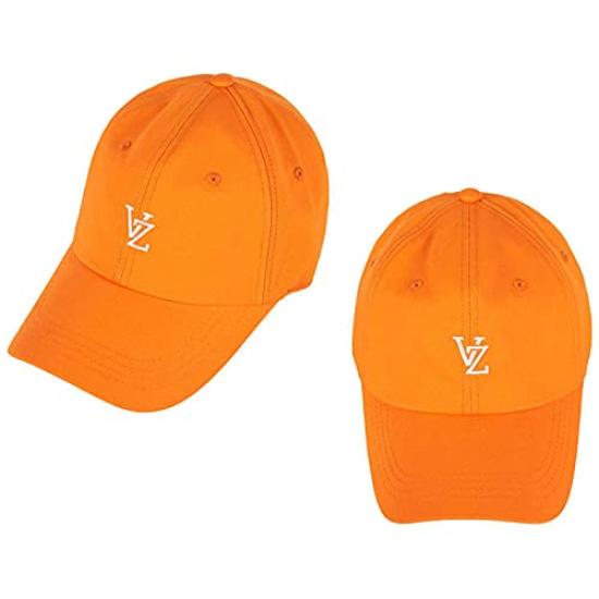 Кепка Bazaar с монограммой, мягкая, облегающая, кепка Monogram, мягкая, облегающая, кепка ACC [VARZAR] 628/29/30/31/32/33/34/35 [Товар] (Один размер, ОРАНЖЕВЫЙ)