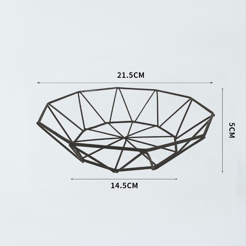 Простые креативные украшения для гостиной, домашняя тарелка с конфетами и закусками для фруктов