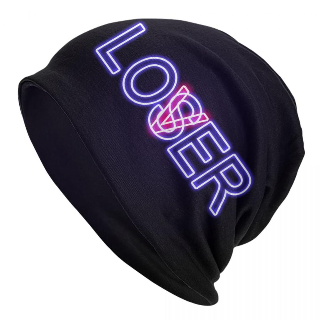 Поп-арт Lover Loser Skullies шапочки, модные зимние теплые шапки унисекс, женская вязаная шапка для взрослых, унисекс, шапки с капюшоном