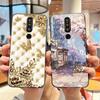 Чехол для телефона Nokia 8.1 Plus / Nokia X71, Чехол для телефона, Узор «Обширные луга с красивыми полевыми цветами», Мягкий черный чехол, Защита от царапин