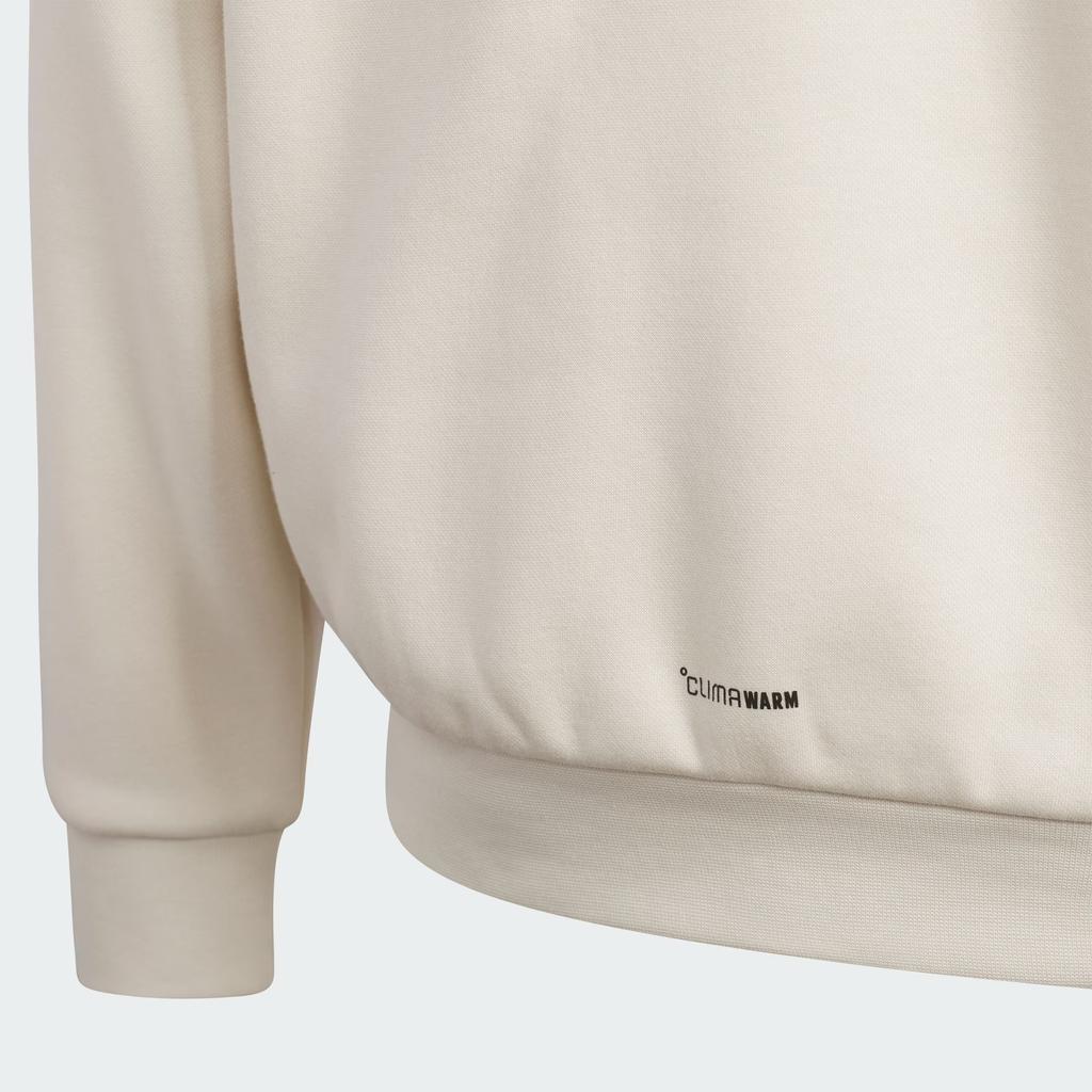 adidas Спортивный трикотажный свитшот, теплый, влагоотводящий, свободного кроя, с круглым вырезом, с длинными рукавами, детский топ KC0219