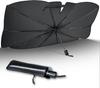 Car Front Sunshade New Model Complete Light and Heat Foldable Sunshade with UV Prevents and Prevents 10 Lightweight Car Car Storage Easy Compatible