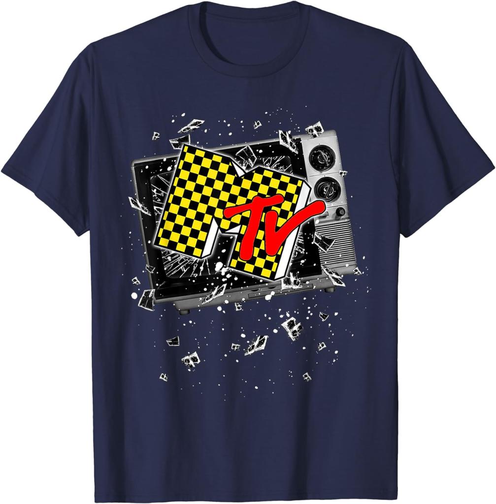 MTV Checker Board Breaking Tv TShirt