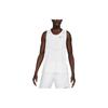 Rise 365 Solid Logo Round Neck Sleeveless Running Vest Men Tops White CZ9179-100