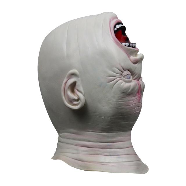 Halloween Horror Alien Headgear with Inverted Head Haunted House Zombie Demon Mask