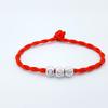 Женский простой модный браслет на удачу, красная веревка, ручная цепочка для девочек, ювелирный подарок, браслет на удачу мира