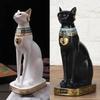Статуэтка из египетской смолы кошки, уникальные декоративные украшения на тему животных для декора кабинета