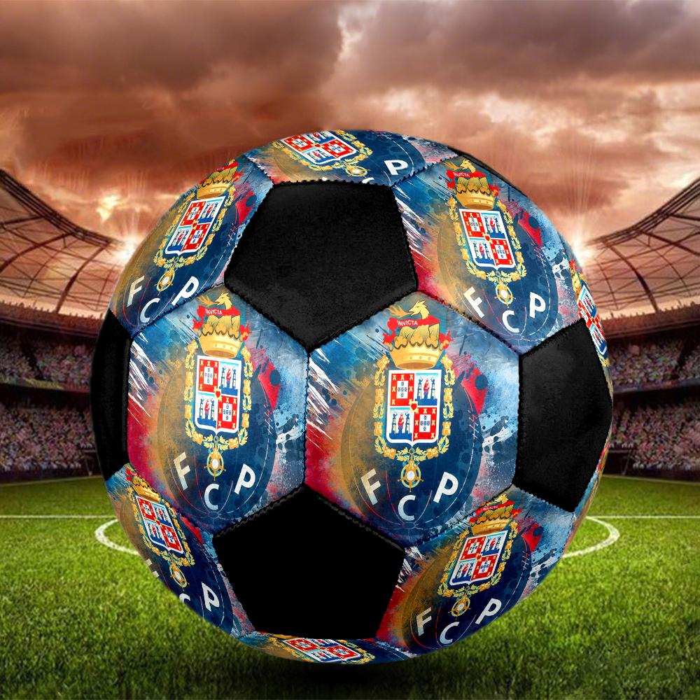 SIZE 5 Futebol Clube do Porto Soccer Ball Colorful All Ages Machine Stitched PVC Competition Ready Durable High-Bounce