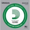 D'Addario Daddario Струны для электрогитары Розовые Никелевые .048 NW048 Набор из 5 шт. [Оригинальные, для внутреннего рынка]