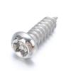 Silver Self-Tapping Screw Anti-Theft Sheet Metal Screws Security Button Head  License Plate