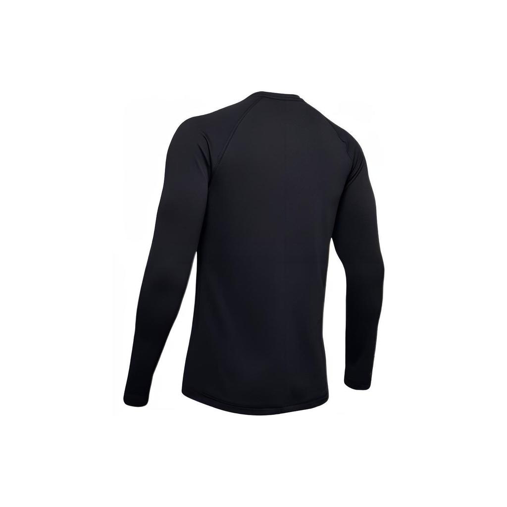 Under Armour Round Neck Casual Sports Slim Fit T-Shirt Men Tops Black 1343244-001